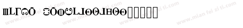 Utopia BlackCondensed字体转换